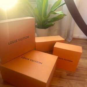 Louis Vuitton Boxes (sold as a set of 4)